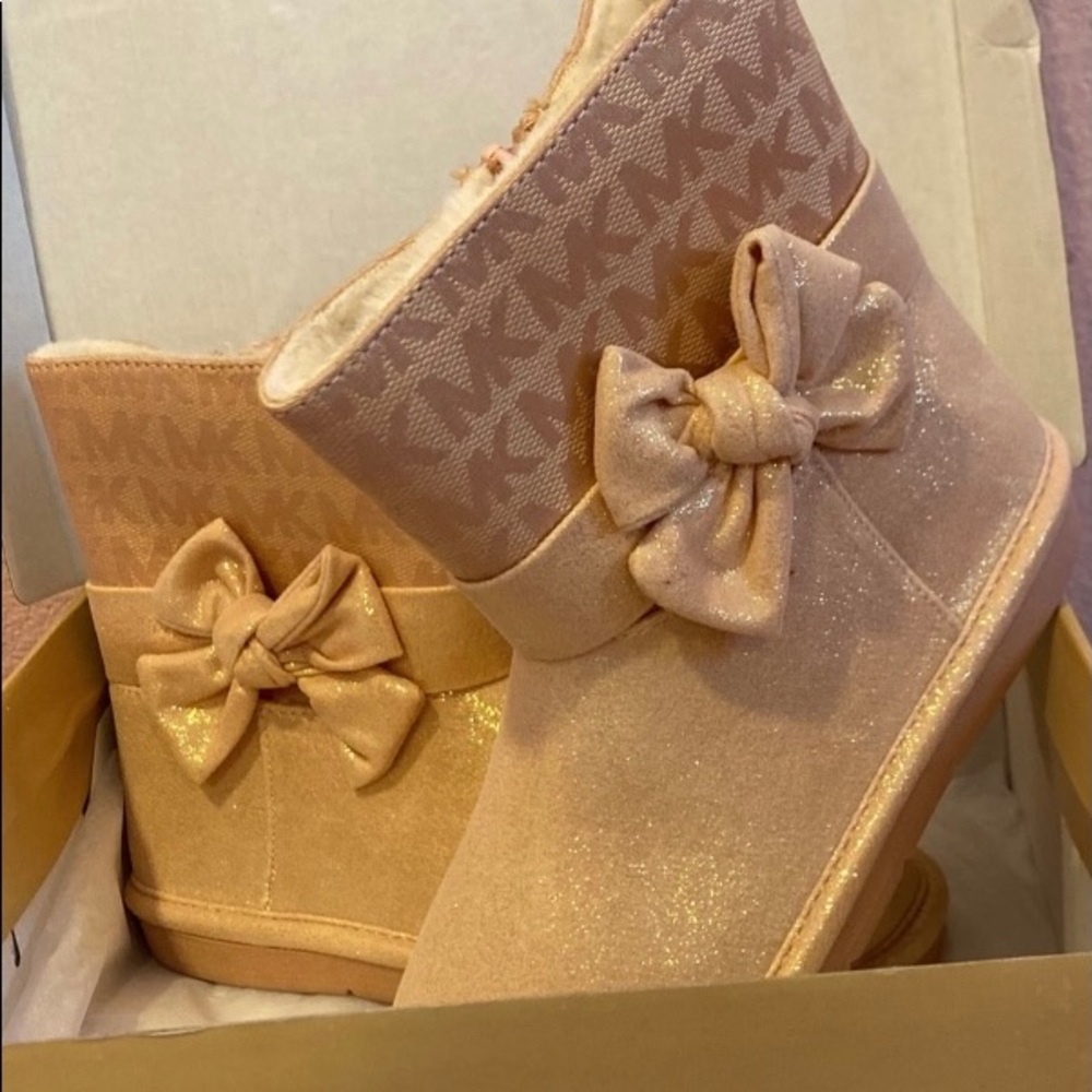 Brands New Michael Kors Pink Boots!!